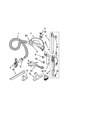 Hose and attachment