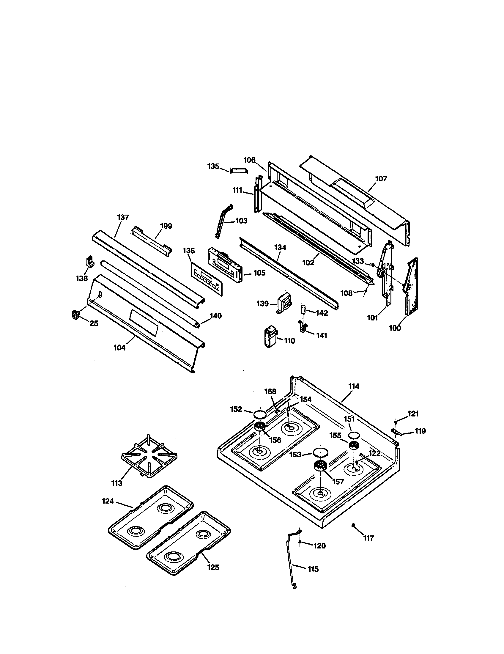 CONTROL PANEL AND COOKTOP