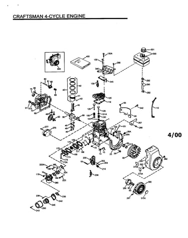 Craftsman 4-cycle engine