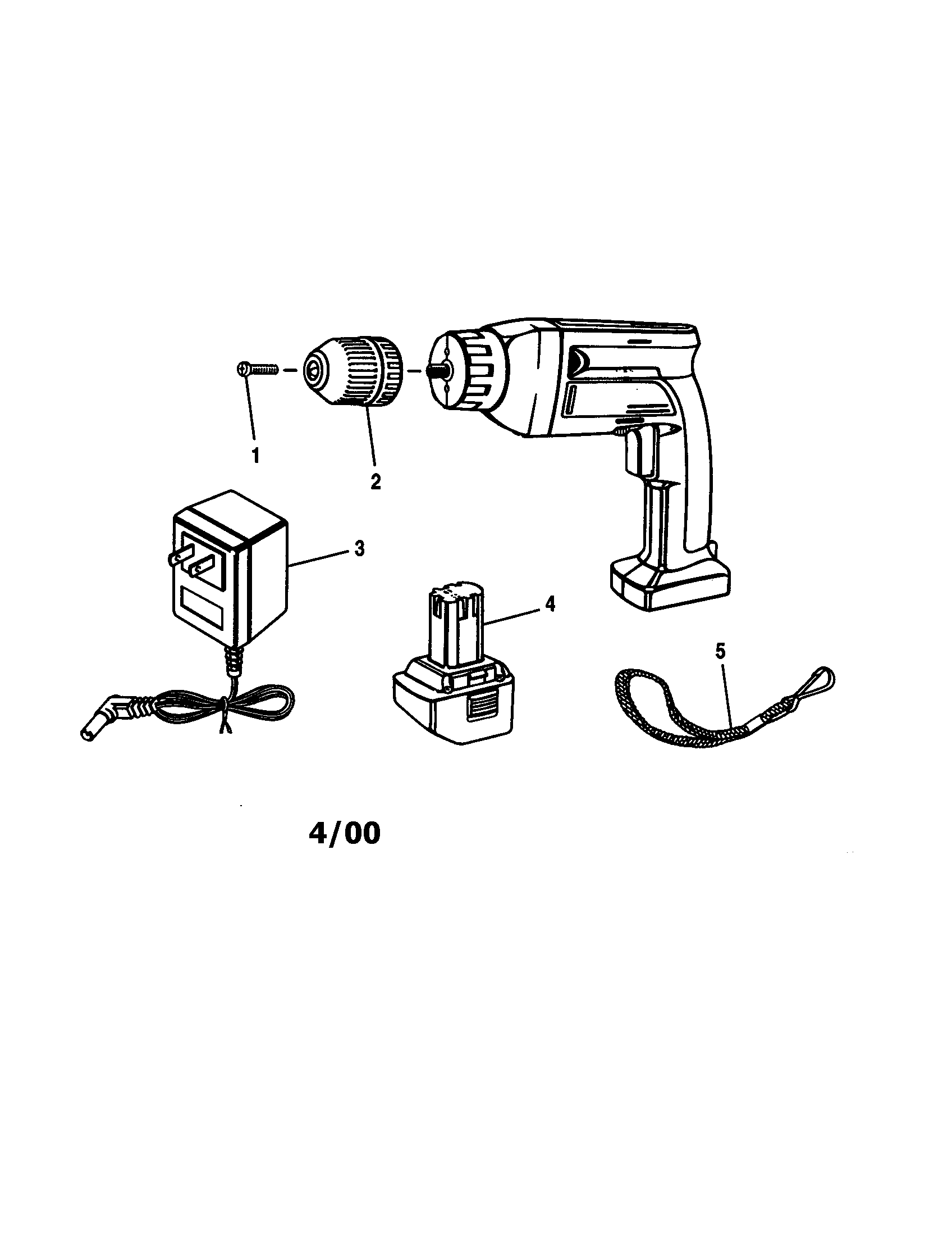3/8" cordless drill