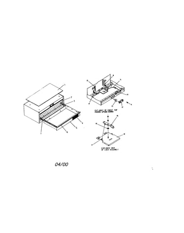 2 drawer intermediate chest