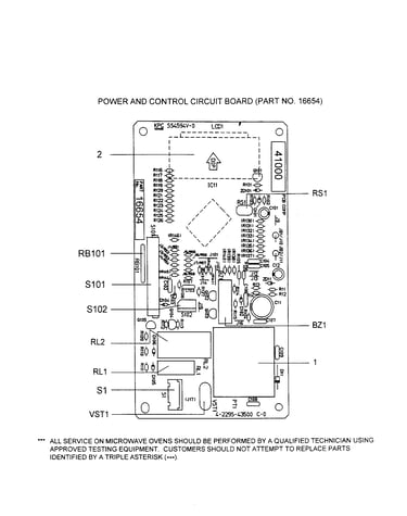 Power and control circuit board
