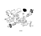 Craftsman 917377690 rotary lawn mower diagram
