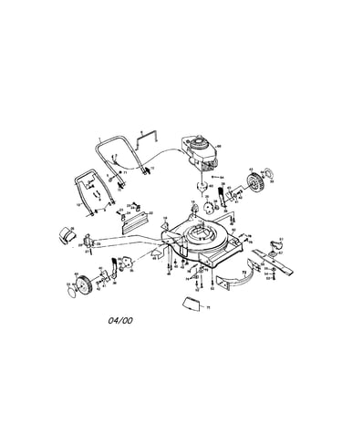 Rotary lawn mower
