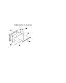 Oven door(9116242190)