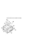Oven door (9119112190/9119112590)