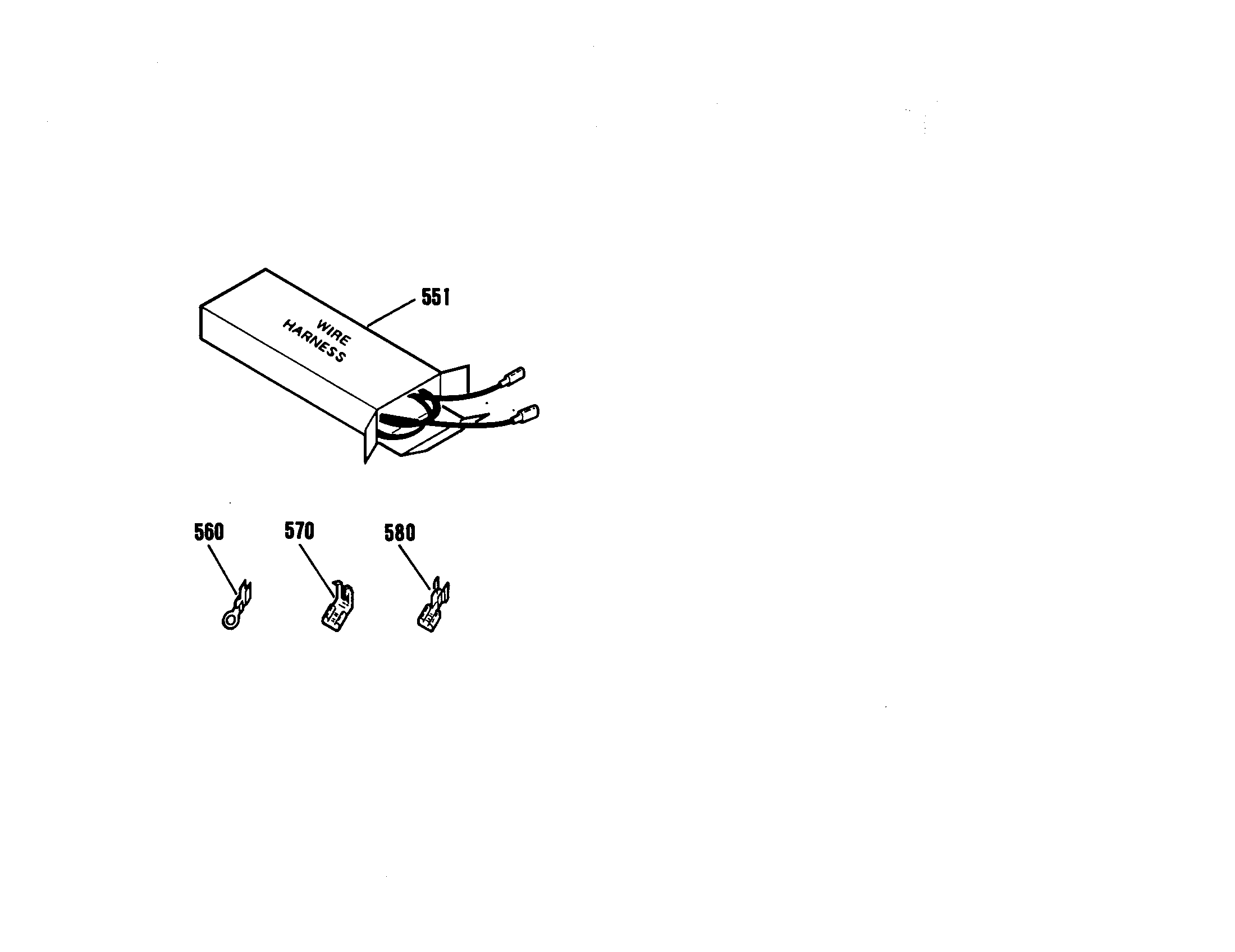 WIRE HARNESS AND COMPONENTS