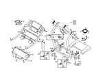 NordicTrack 831298851 console base and motor hood diagram
