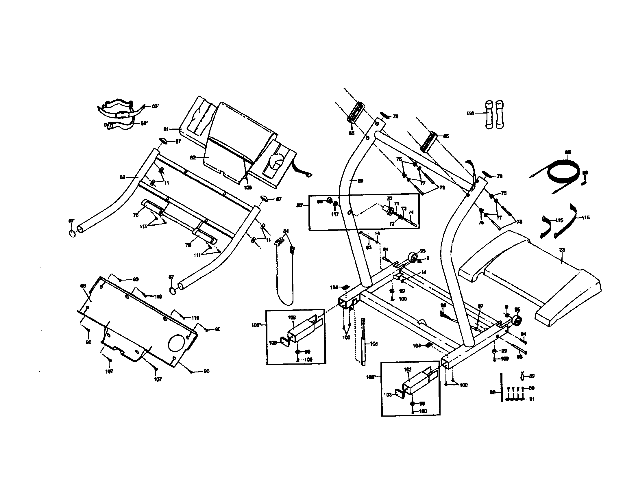 Console base and motor hood