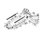 NordicTrack 831298841 motor belt and idler assembly diagram