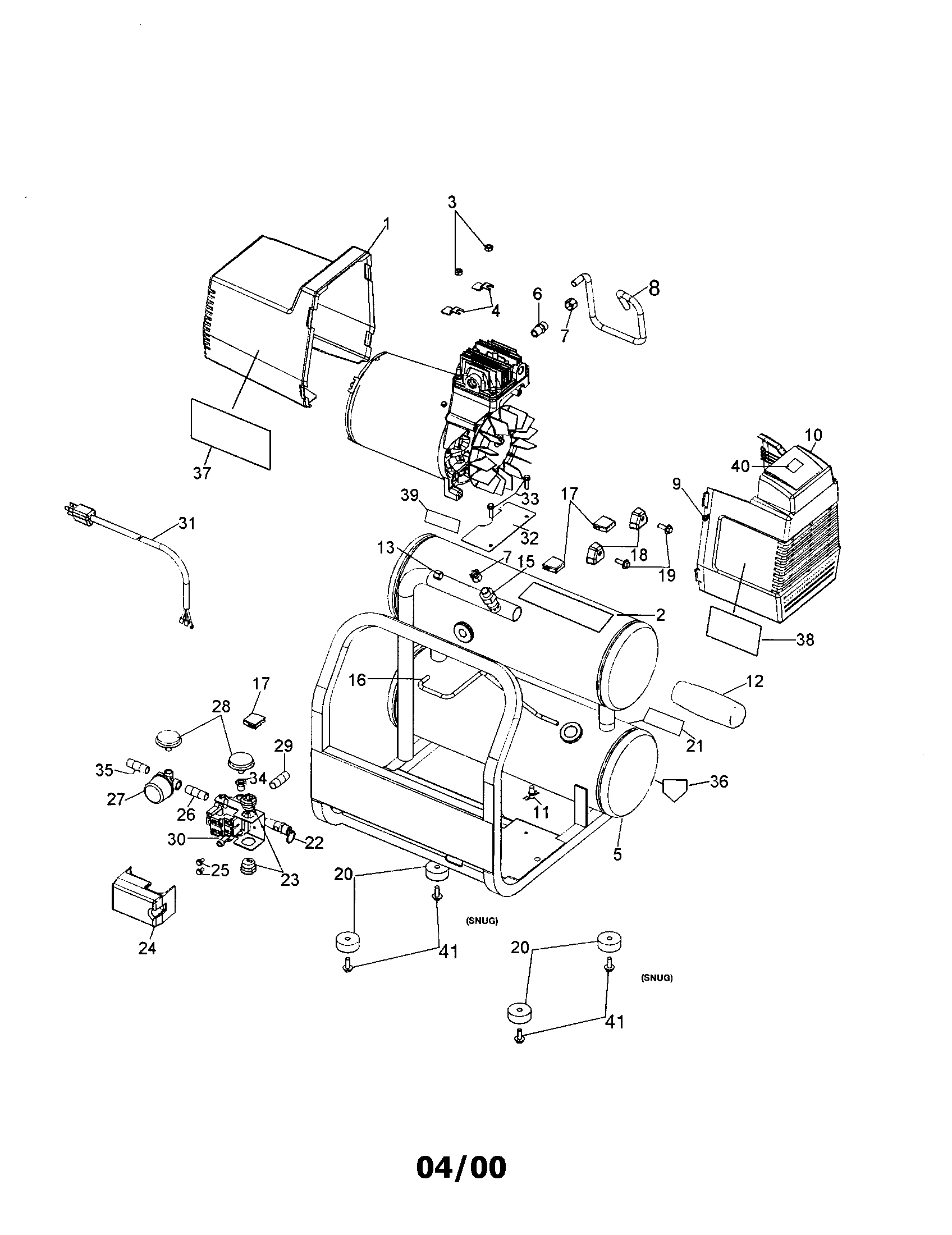 Official Craftsman 919167450 air compressor parts | Sears PartsDirect