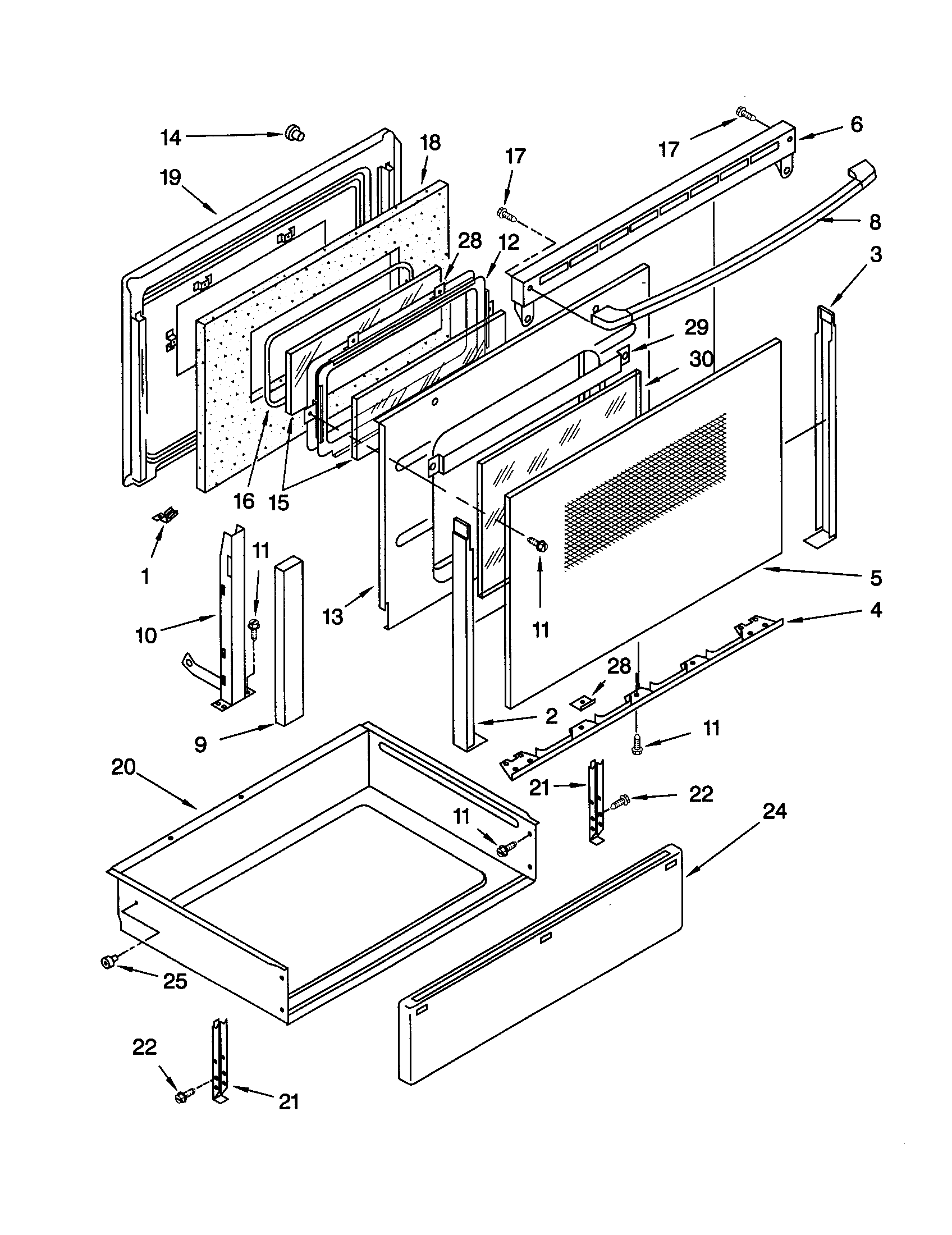 DOOR AND DRAWER