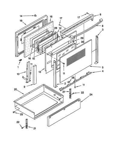 Door and drawer
