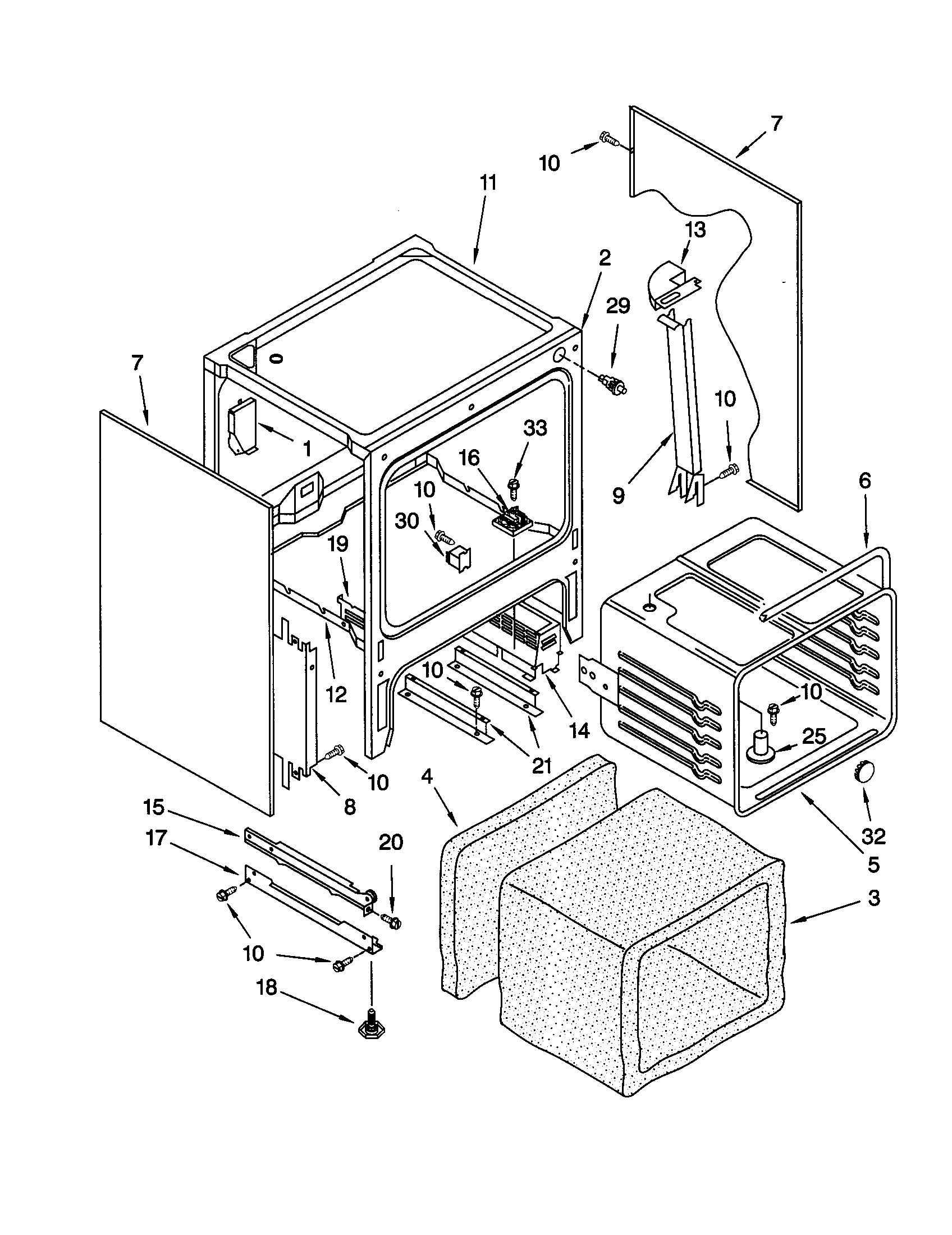 OVEN CHASSIS