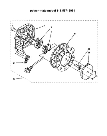 Power cord reel