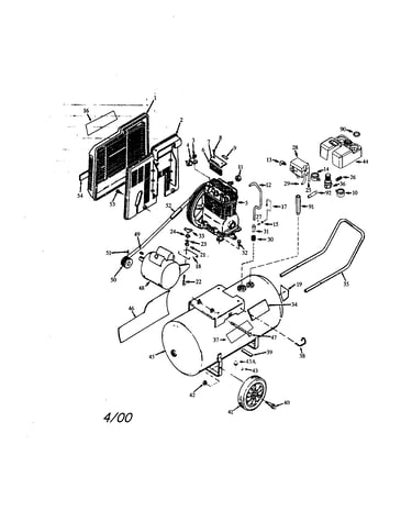 Air compressor diagram