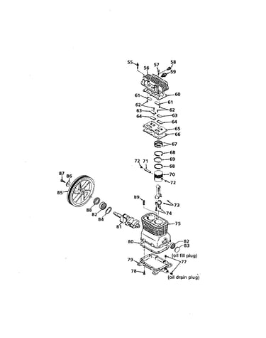 Compressor pump diagram