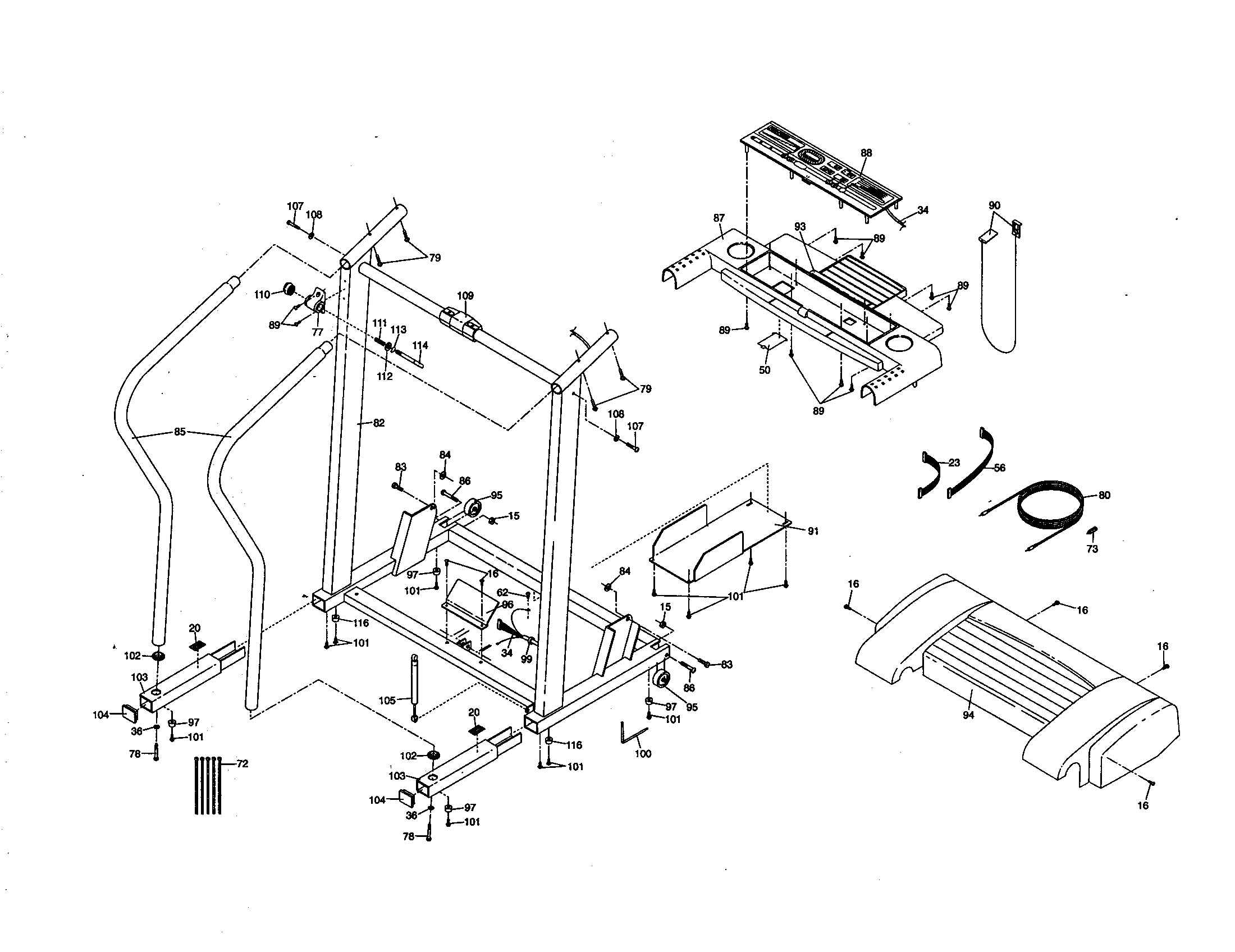 Console base and hood