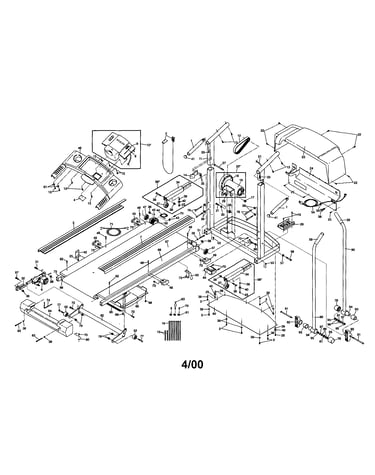 Treadmill frame