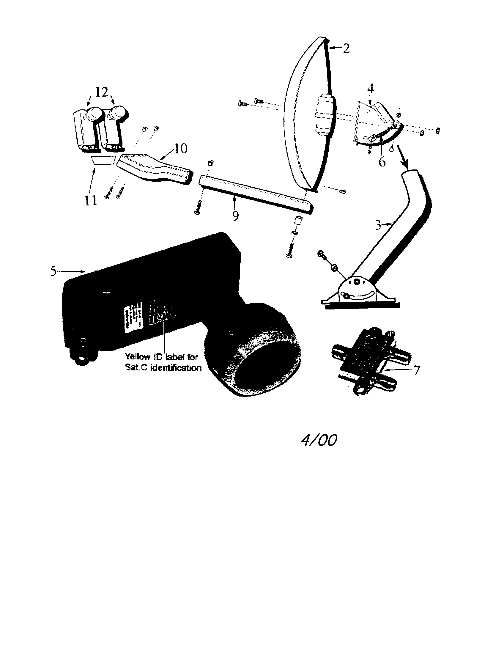 Digital satellite system