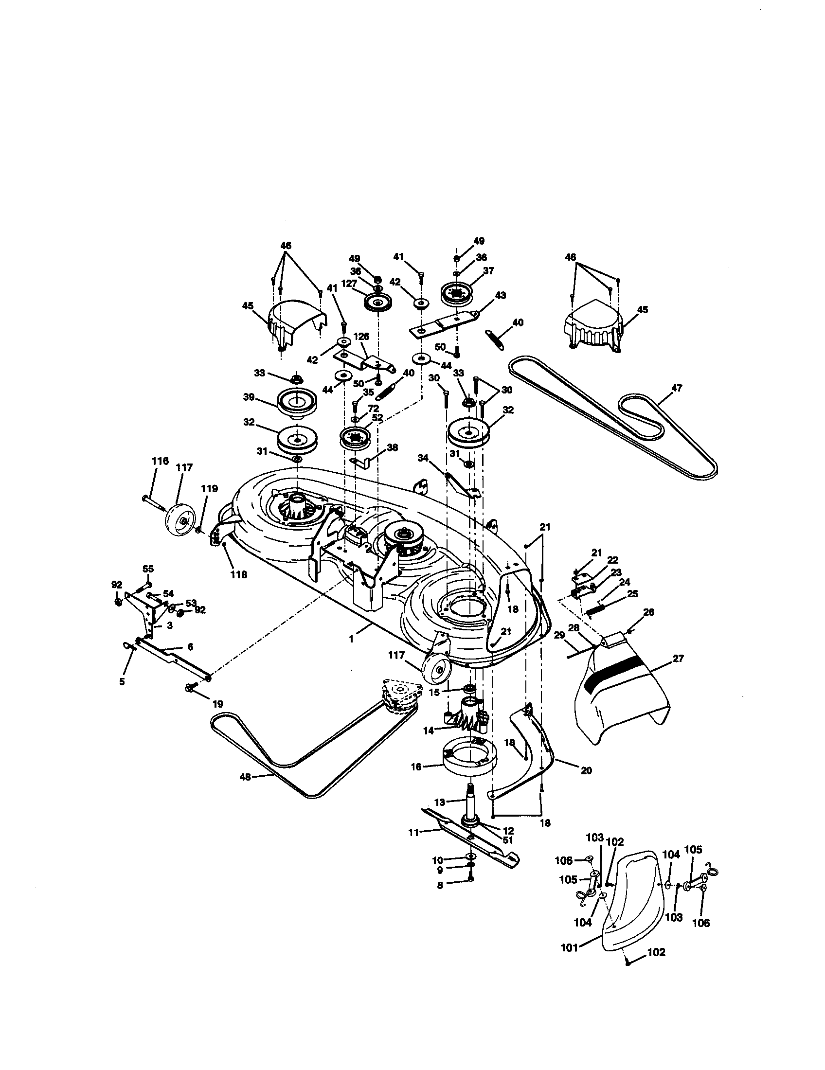 Mower deck