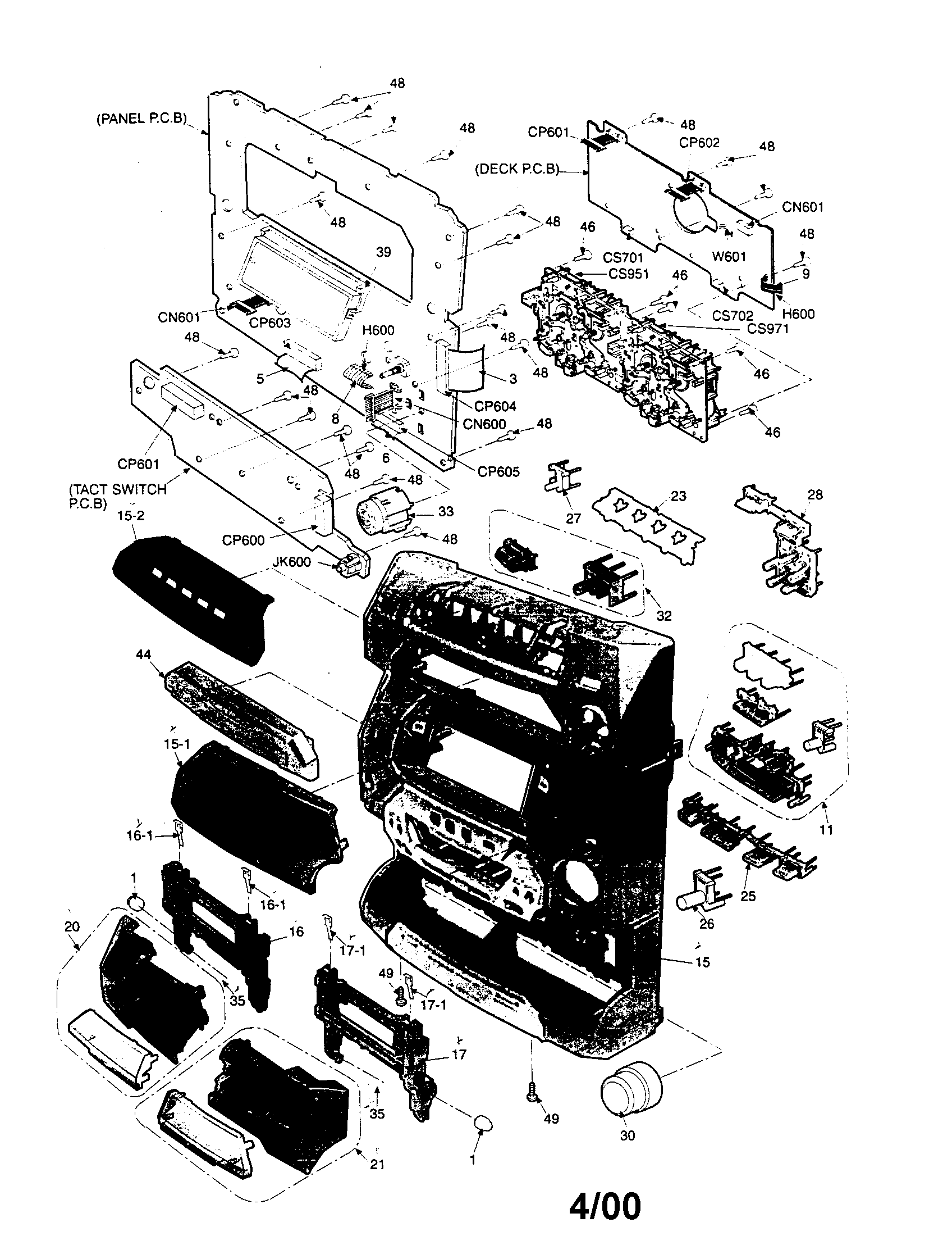 Table top system
