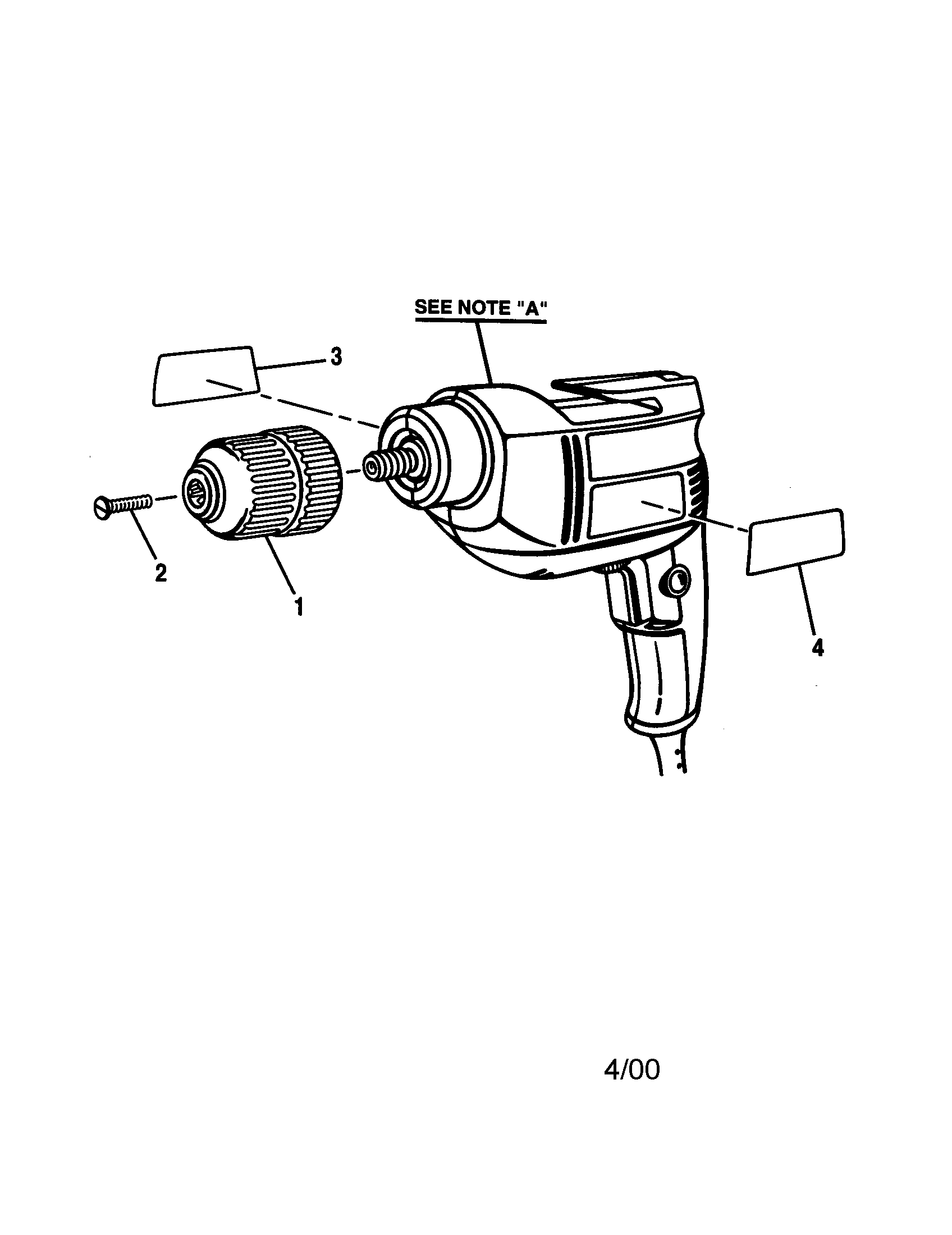3/8" professional electric drill