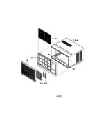 Cabinet and front grille assembly