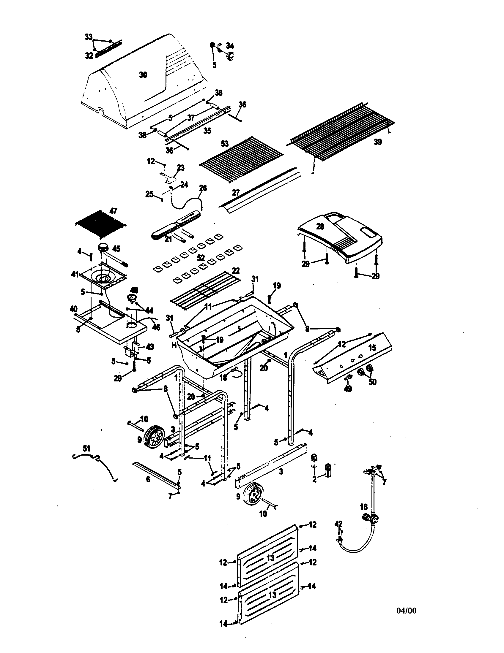 Gas grill