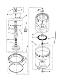 Agitator/basket/tub