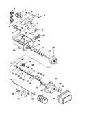 Motor and ice container