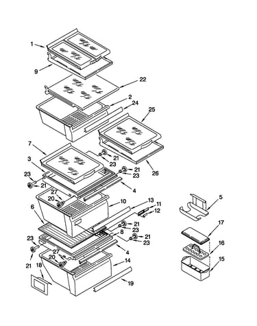 Refrigerator shelf