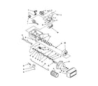 Kenmore 10659067991 motor and ice container diagram