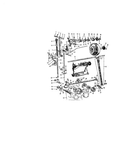 Needle bar support