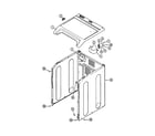 Maytag MDE5000AYQ cabinet diagram