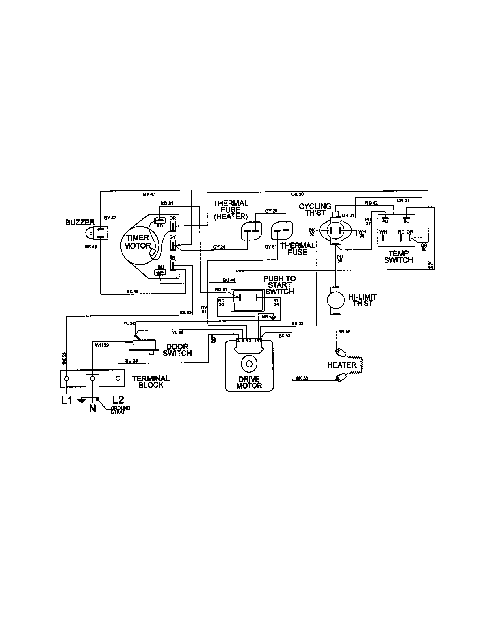 WIRING (MDE5000AYW/AYQ)