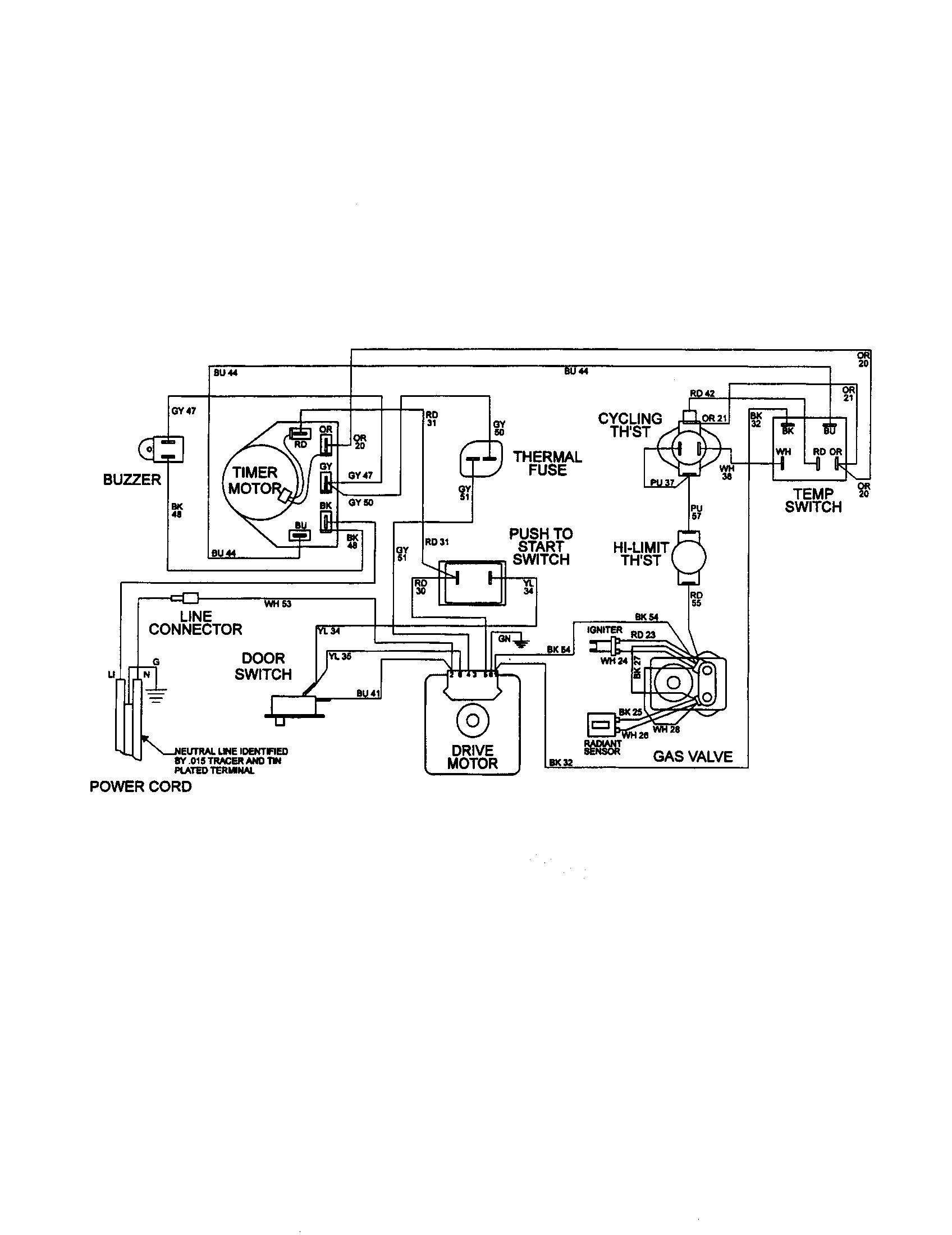 Wiring (mdg5000bww/bwq)