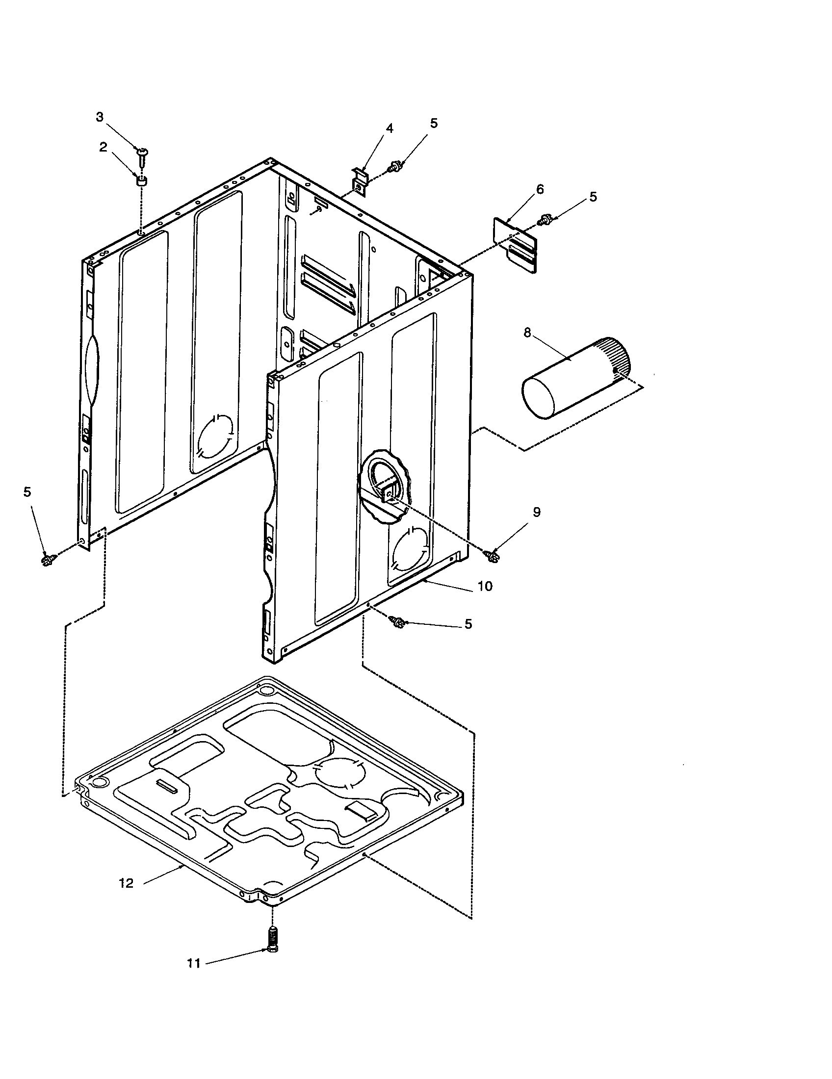 Cabinet and base