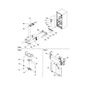 Amana BR18VE-P1320703WE evaporator/freezer control assembly diagram