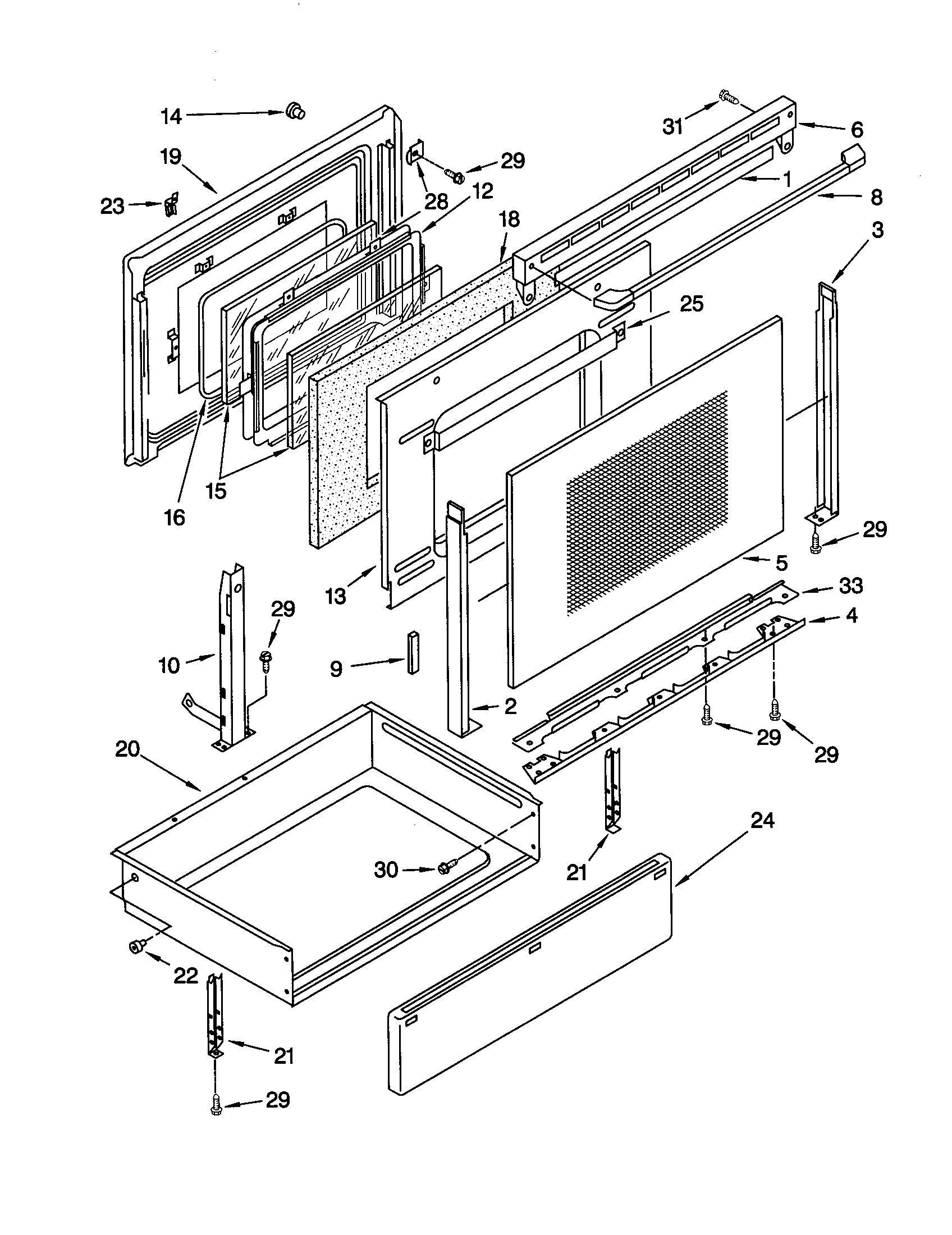 DOOR AND DRAWER