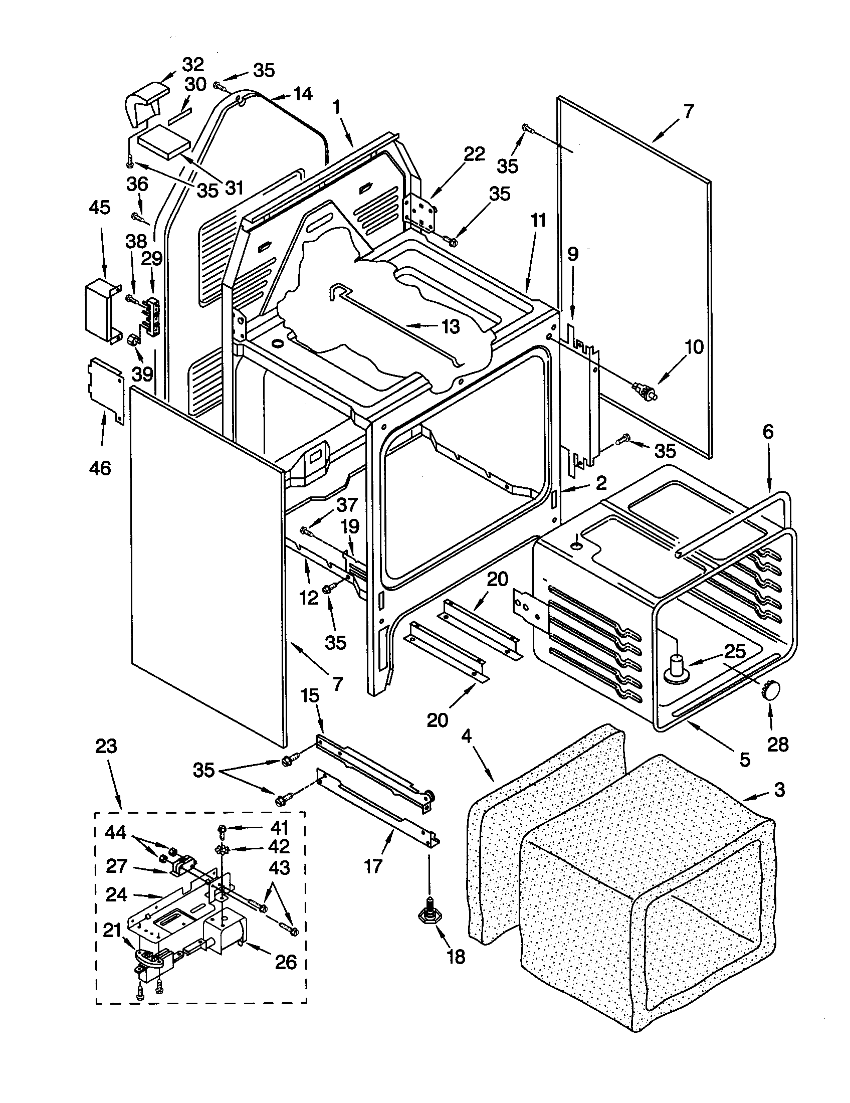 OVEN CHASSIS