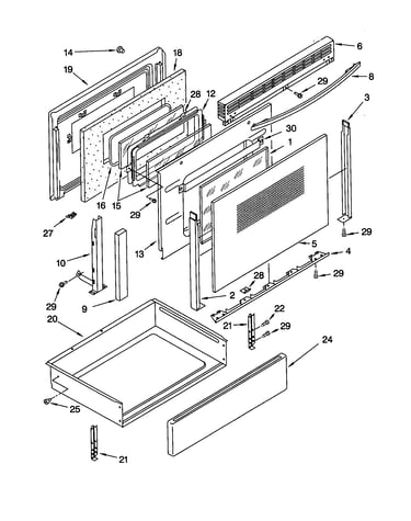 Door and drawer
