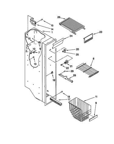 Freezer liner