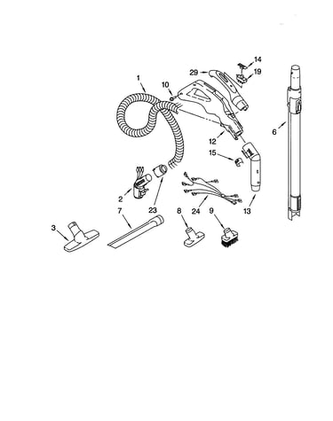Hose and attachment