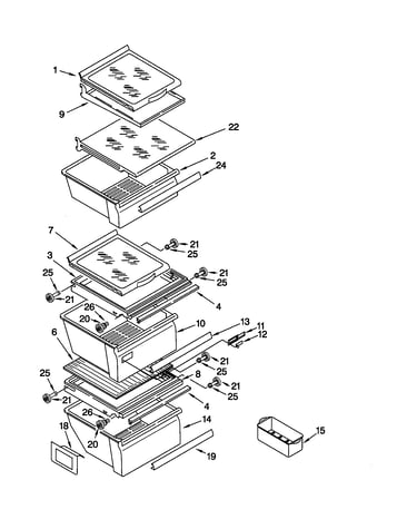 Refrigerator shelf