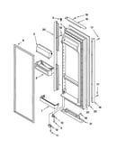 Refrigerator door