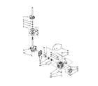 Whirlpool LXR6432JQ0 brake,clutch,gearcase,motor,pump diagram