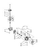 Brake,clutch,gearcase,motor,pump