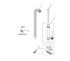 Kenmore 11630412000 hose and attachment diagram