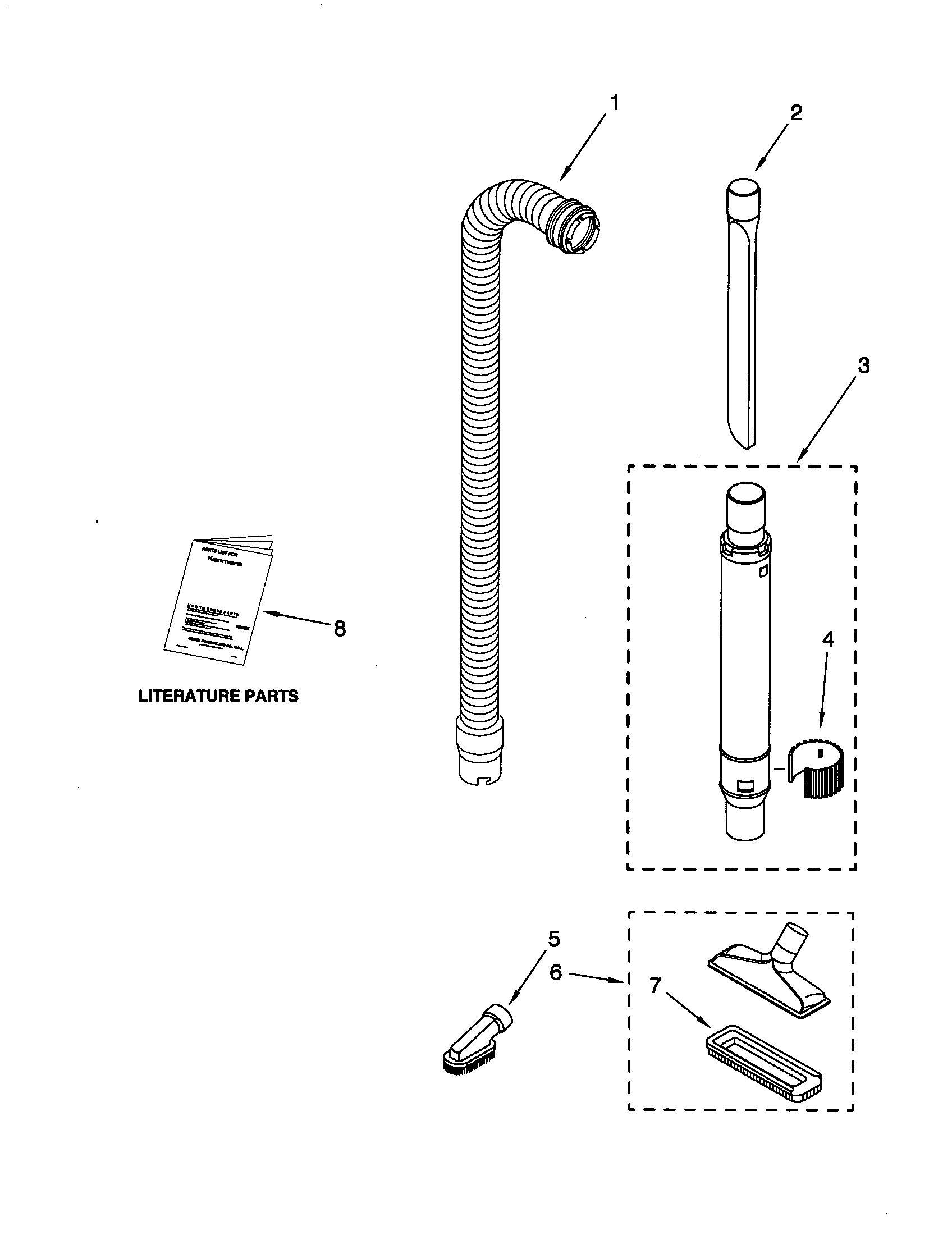 Hose and attachment